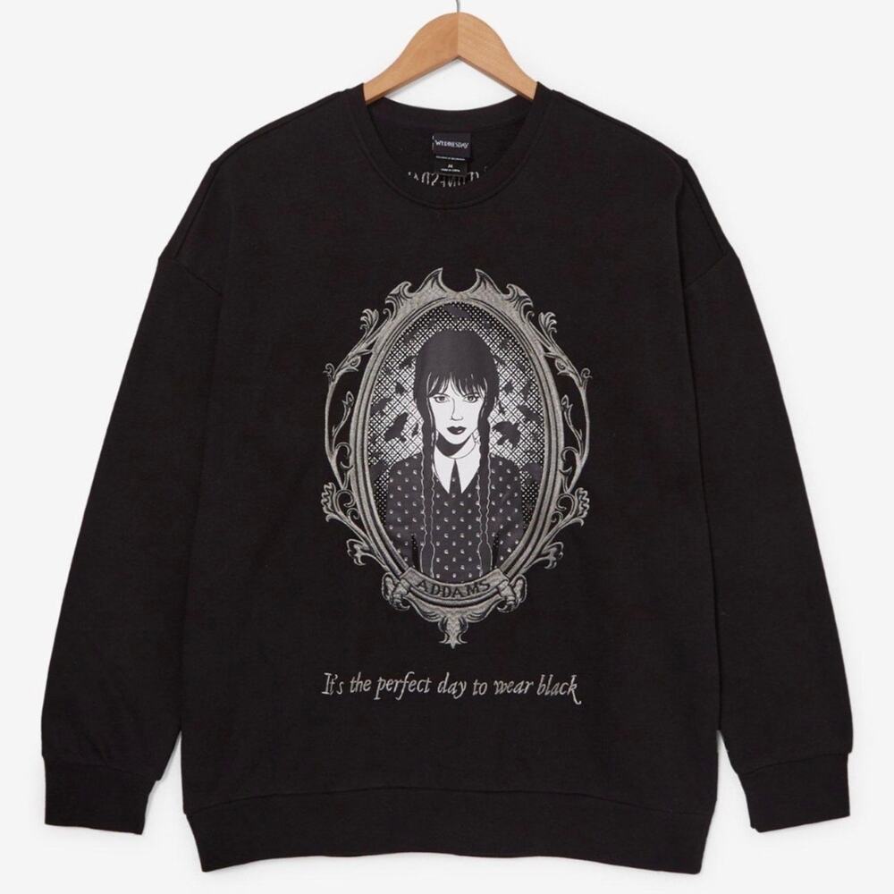 Wednesday Tonal Wednesday Adam’s Portrait CrewNeck NWT Size 2X